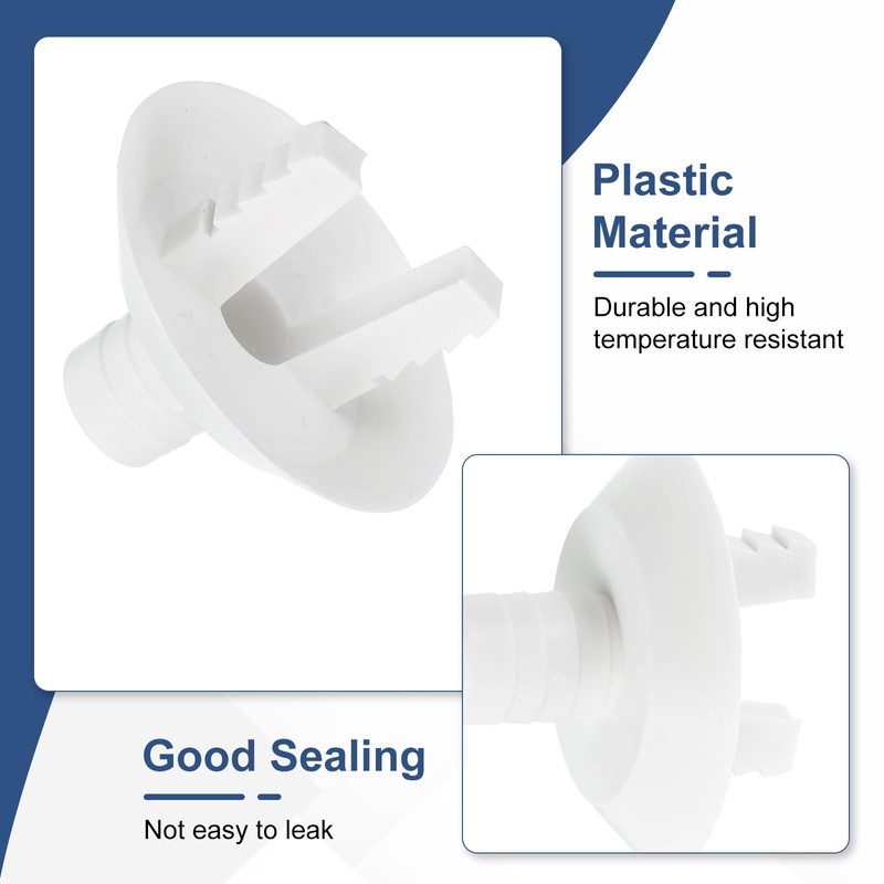 sourcing map 5Pcs Air Conditioner Drain Hose Connector Elbow Fitting