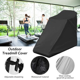 Mingzhe Treadmill Cover Folding Treadmill Cover Dustproof Waterproof Cover Universal Fit Sports Running Machine Perfect for Indoor or Outdoor Use