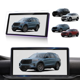 SCYBSTCA 2025 Explorer Screen Protector Designed for 2025 Ford Explorer【Active/ST-Line/ST/Platinum】 13.2 Inch Touchscreen - 2025 Ford Explorer Accessories Tempered Glass Scratch Resistant