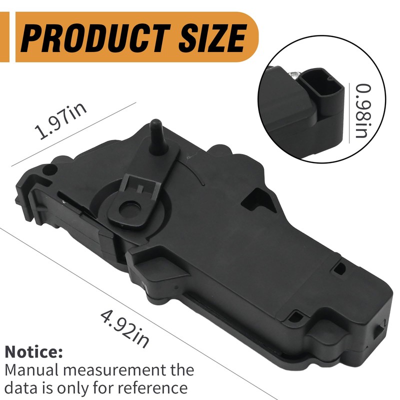 Newnessai 4Pcs 6L3Z25218A43AA Power Door Lock Latch Actuators, Replacement for