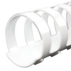White Comb Binding Spines 1/2-inch [pk of 300] 13mm