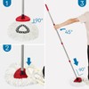 Matthew Cleaning 3Pack White Microfiber Spin Mop Replacement Head Compatible