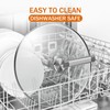 6.5 inch Tempered Glass Lid with Stainless Steel Handle, Versatile
