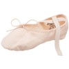 Capezio Canvas Juliet Ballet Shoe, Light Ballet Pink, 8.5 M