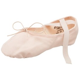 Capezio Canvas Juliet Ballet Shoe, Light Ballet Pink, 8.5 M