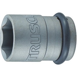 TRUSCO T4-19A Impact Socket (Insertion Angle 0.5 inches (12.7 mm), Opposite Side 0.7 inches (19 mm)