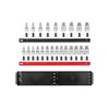 TEKTON 1/2 Inch Drive Hex Bit Socket Set with Rails