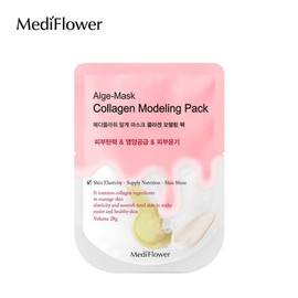 Mediflower 메디플라워 규조토 일회용 모델링팩 파우치 콜라겐 28g Mediflower Diatomite Disposable Modeling Pack Pouch Collagen 28g