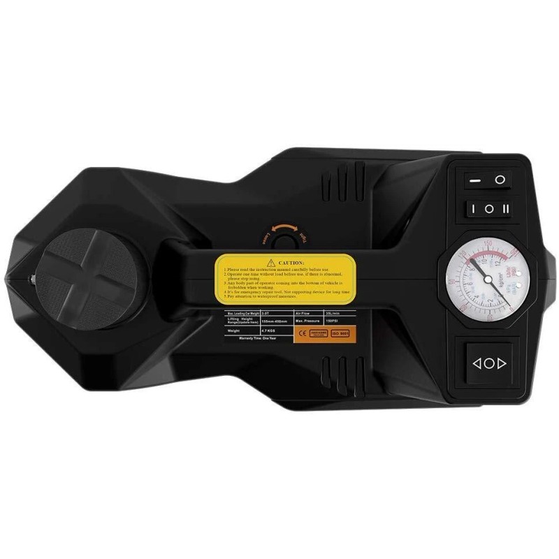 Hyperion Lift-Assist 12V Portable Hydraulic Jack, Inflator, Wrench Kit