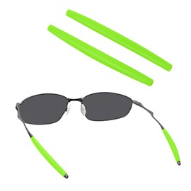 BLAZERBUCK Replacement Temple Sleeves Ear Socks for Oakley Whisker/Juliet/A Wire Sunglass - Green