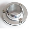 CNCDPT 2" Polished Aluminum Swivel Base Steering Column Floor Mount
