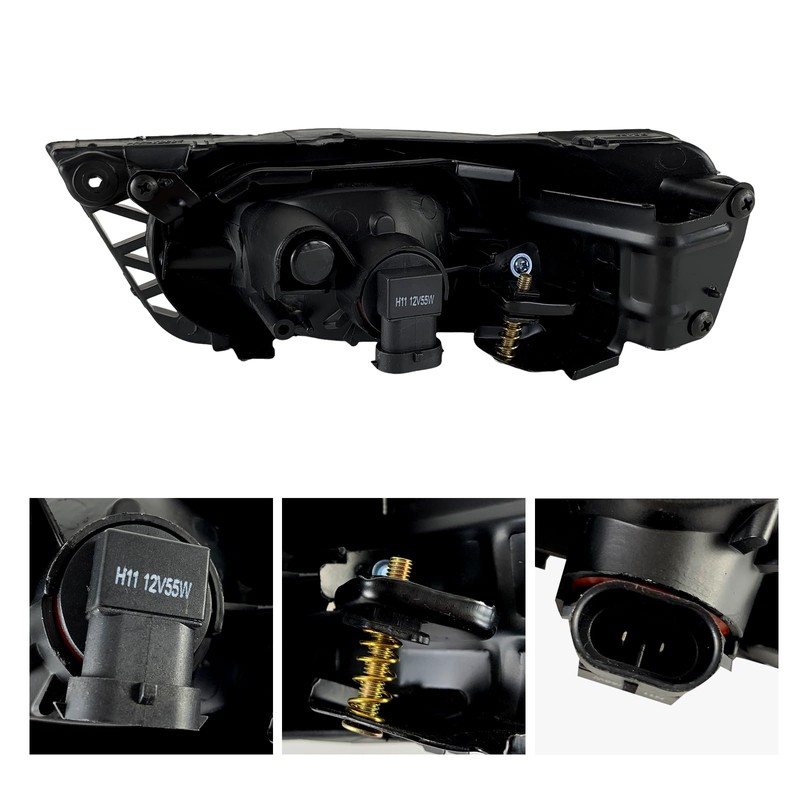 Fog Lights Assembly Replacement for 2009 2010 2011 Honda Civic