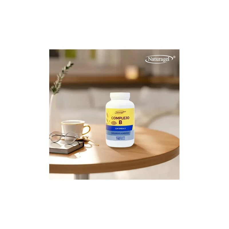 Complejo B + Omega 3 | 160 Softgels | Naturagel