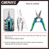 CEERAYZ 185mm Scissors All Purpose Heavy Duty, Garden Shears, Scissors