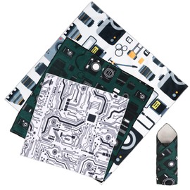 GCJUYA 3pcs Pack Camera wrap, Protective Wrap, Magic Self-Adhesive Cloth, Anti-scratch Lens Camera Wrap, Folding, Washable, Lens pouches, Soft cloth with a sticky for camera