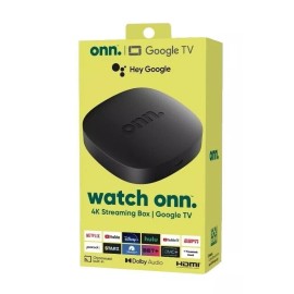 ONN. NEW ONN Streaming Box 4K Streaming Wi-Fi Android TV UHD  Google TV Device