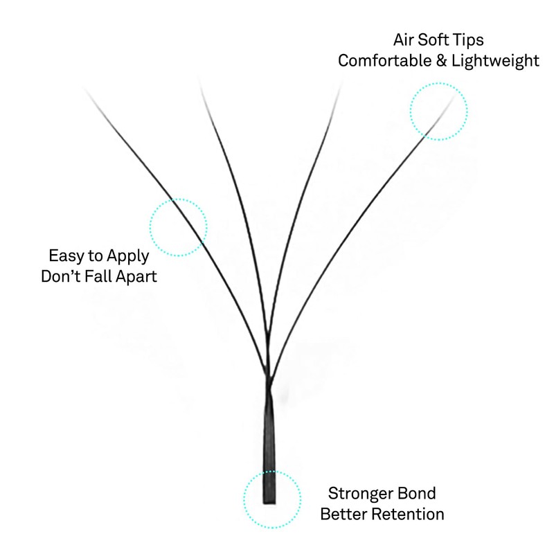 VAVALASH W-shaped Eyelash Extension 4D Premade Fans 0.07 D Curl