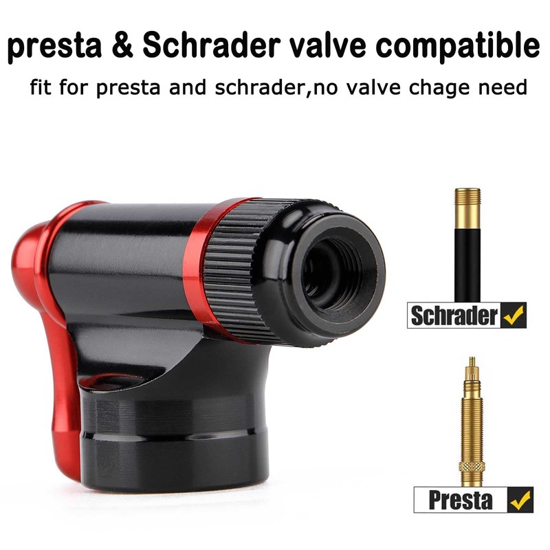 Kadacha CO2 Inflator Kit with 5x16g CO2 Threaded Cartridges -