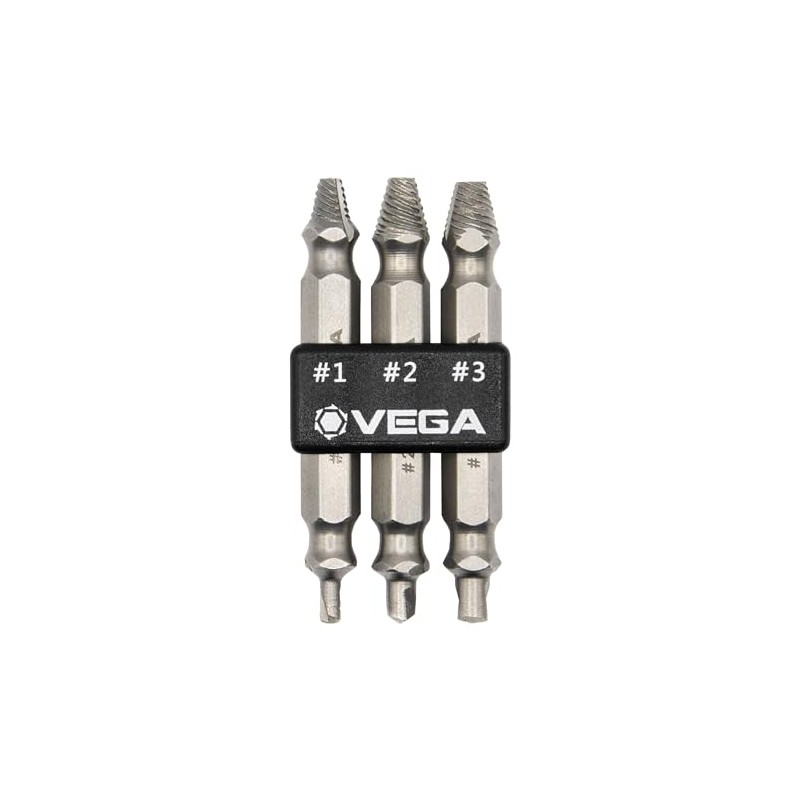 Stripped Screw Exactor Set - Vega Screw Remover & Extractor