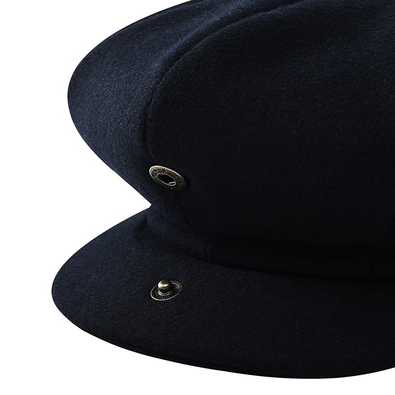 JANGOUL Gorra de tweed para hombre de mezcla de lana