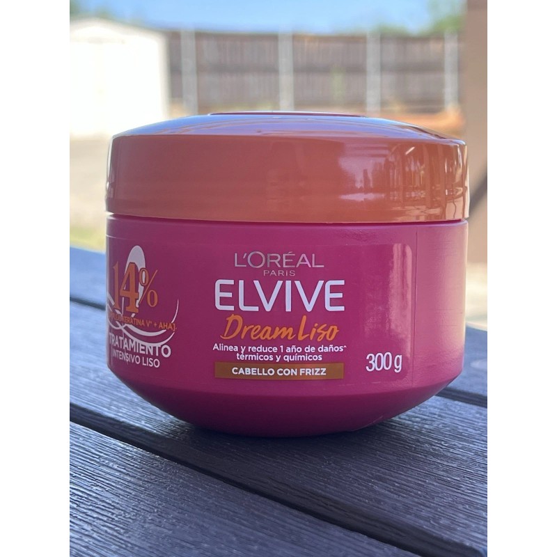 L'Oréal Paris Elvive Mascarilla para Cabello Dream Liso Control Frizz