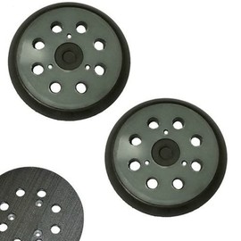 2X Pad For Makita 743081-8 Hitachi 324-209 5" 8 Hole Orbit Sander Hook and Loop