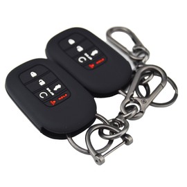 Silicone Remote Key Fob Cover Protector for 2022 2023 2024 2025 5 Buttons Honda Civic Accord CR-V HR-V V Pilot SI EX EX-L Touring