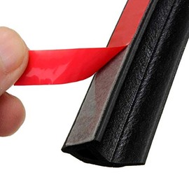 M M SEALS A177-3F Universal P Shape Rubber Seal Weather Strip Hollow Door Window Edge Moulding Trim Decorate Weatherstrip (3 Feet)
