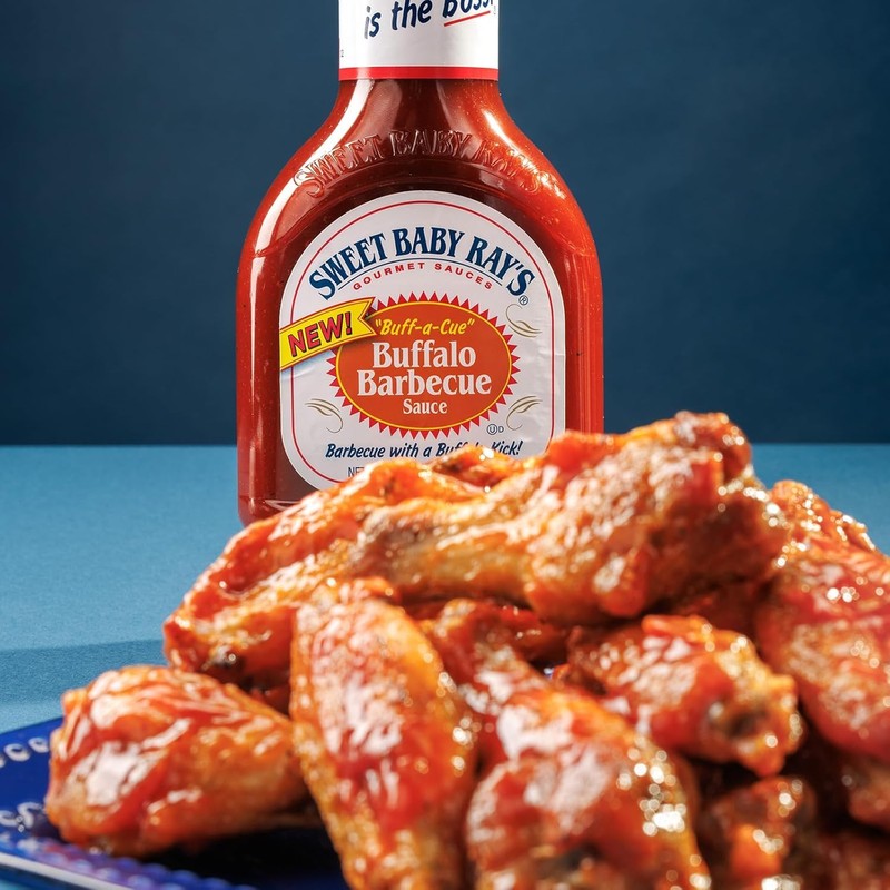 Sweet Baby Ray’s Buffalo Barbecue "Buff-a-Cue", 18 OZ (Pack of