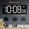 Soobest Digital Wall Clock with Seconds for Gym, Remote Countdown