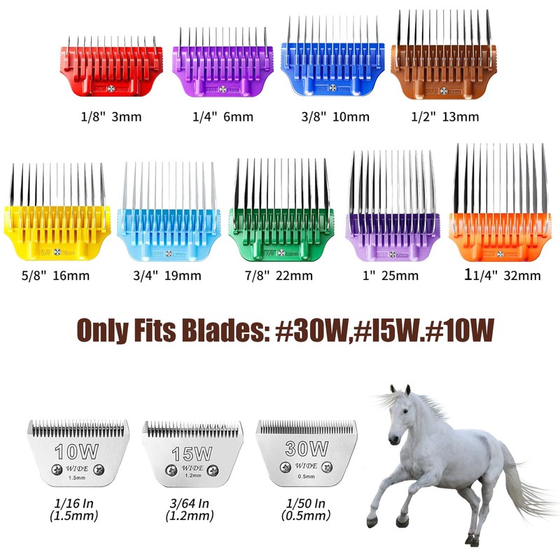 MEMIRY 1-Pack 10mm 3/8 Wide Clipper Guard Compatible with A5