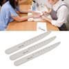 50pcs Washable Reusable Nail File with Scale Professional Home Salon