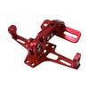 FONGKNOX Motor Bike Registration Plate Holder Red with LED Light