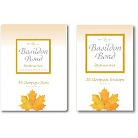 Basildon Bond No.2 Duke Champagne Letter Writing Set Includes Writing Pad & Envelopes