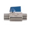 Tiardey Mini Ball Valve Stainless Steel Mini Ball Valve 1/2