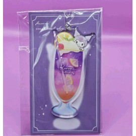 Sanrio Kuromi Emotional Sky Drink Japanese Keychain