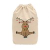 The Cotton & Canvas Co. Reindeer Christmas Santa Sack for