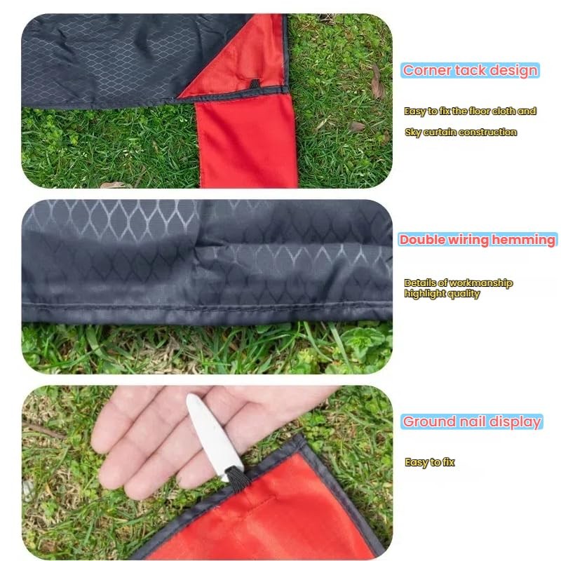 Portable Waterproof Quick-Dry Outdoor Picnic Mat - Sandproof Beach Blanket