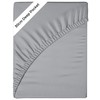 Funky Gadgets Double Fitted Sheet Grey 12 Inch (30cm) Deep