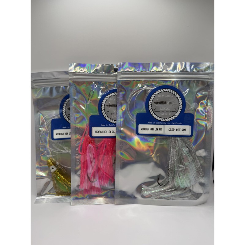 Hand Tied West Coast Rockfish Lingcod Shrimp Fly/Hi Low Rig