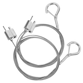 NOLITOY 2pcs Adjustable Picture Hanging Wire Kit Sturdy Picture Frame Ropes with High Bearing Capacity for Easy Installation of Photos Lights and Boards