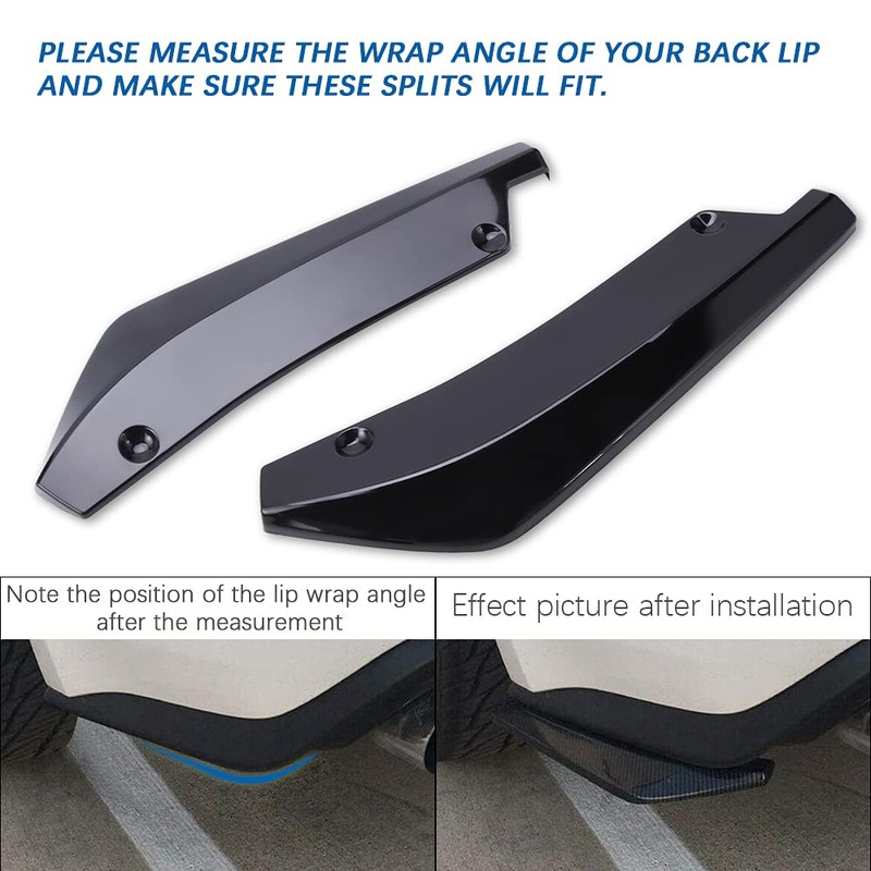 KEEPDSGN Front Bumper Lip Universal Spoiler for Car (Original Sharp
