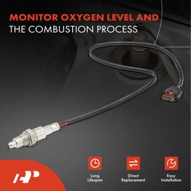 Sensor de oxígeno O2 A-Premium compatible con Ford Edge 2016-2021, Escape 2017-2022, Explorer 2016-2022, Focus 2015-2018, Fusion, Tauro, Bronco Sport & Lincoln MKC 2017-2019, MKT, MKZ, Downstream