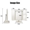 Smart Touch Control Makeup Mirror with 1X/2X/3X Magnification & 270°