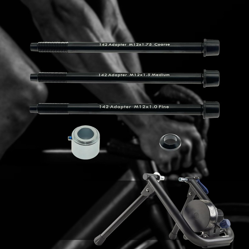 DCOMA 12x142mm Adapter Compatible with Wahoo KICKR SNAP, Supports 12mm
