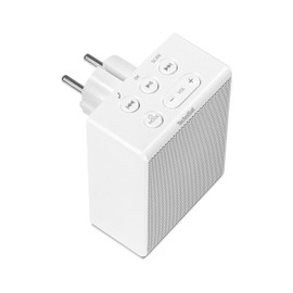 TechniSat VIOLA Socket Radio - Compact FM Radio for the Socket (Bluetooth, Hands-Free Calling, Buttons for Close Use, 30 Favorite Memories, 1.5 W Mono Speakers) White