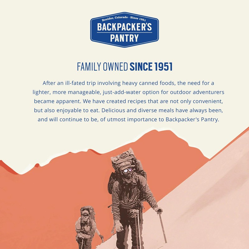 Backpacker's Pantry Beef Bolognese | Freeze Dried Backpacking & Camping