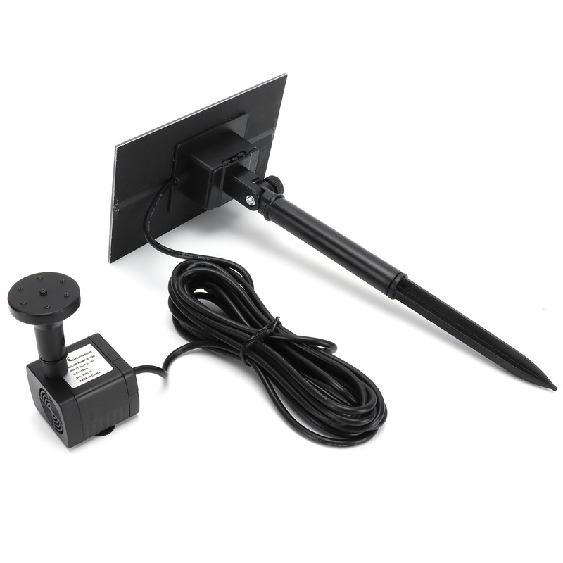 Solar Powered Fountain Outdoor Square 5V Floating Bird Bath Fountain