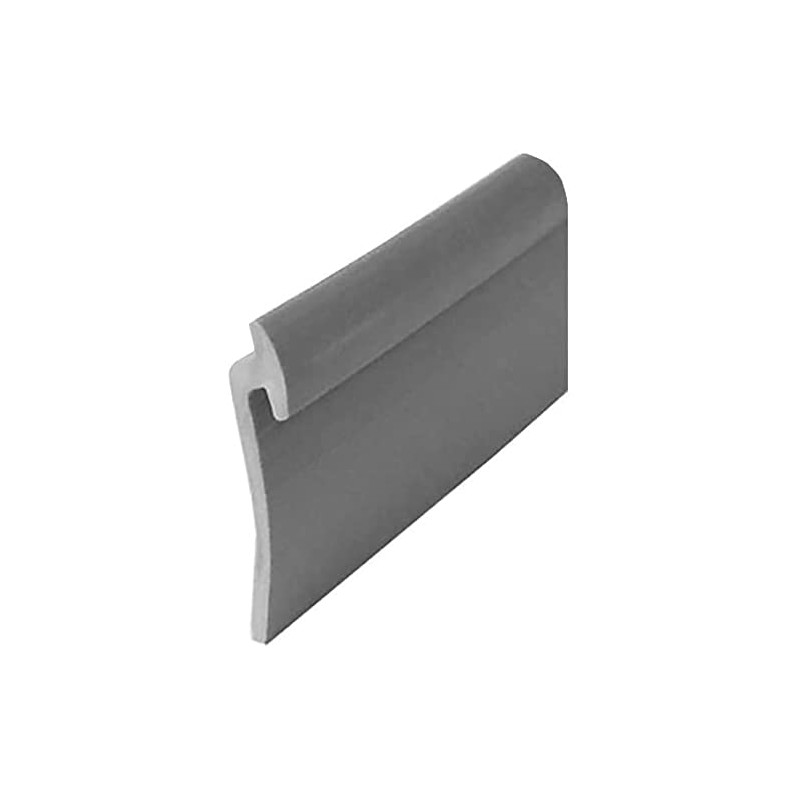 TechnologyLK Angled Gray Vinyl for Framed Shower Door Drip Rail
