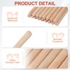 PATIKIL Wooden Dowel Pins 5/16" x 2-3/16" (8mm x 55mm)